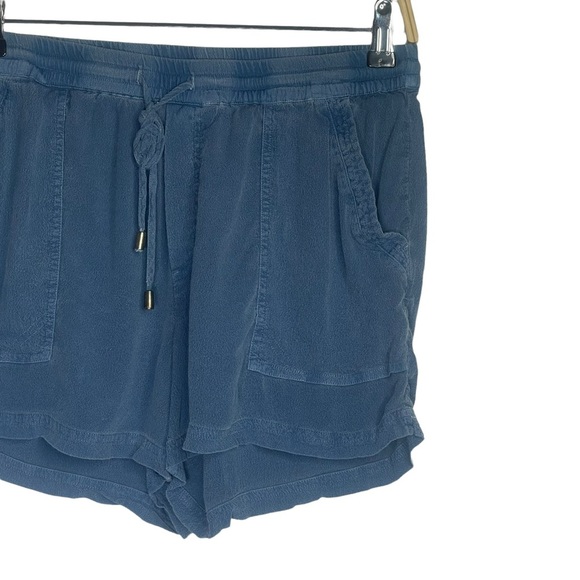 Anthropologie Hei Hei Small Blue Rayon Lightweight Cover Shorts - Picture 3 of 8